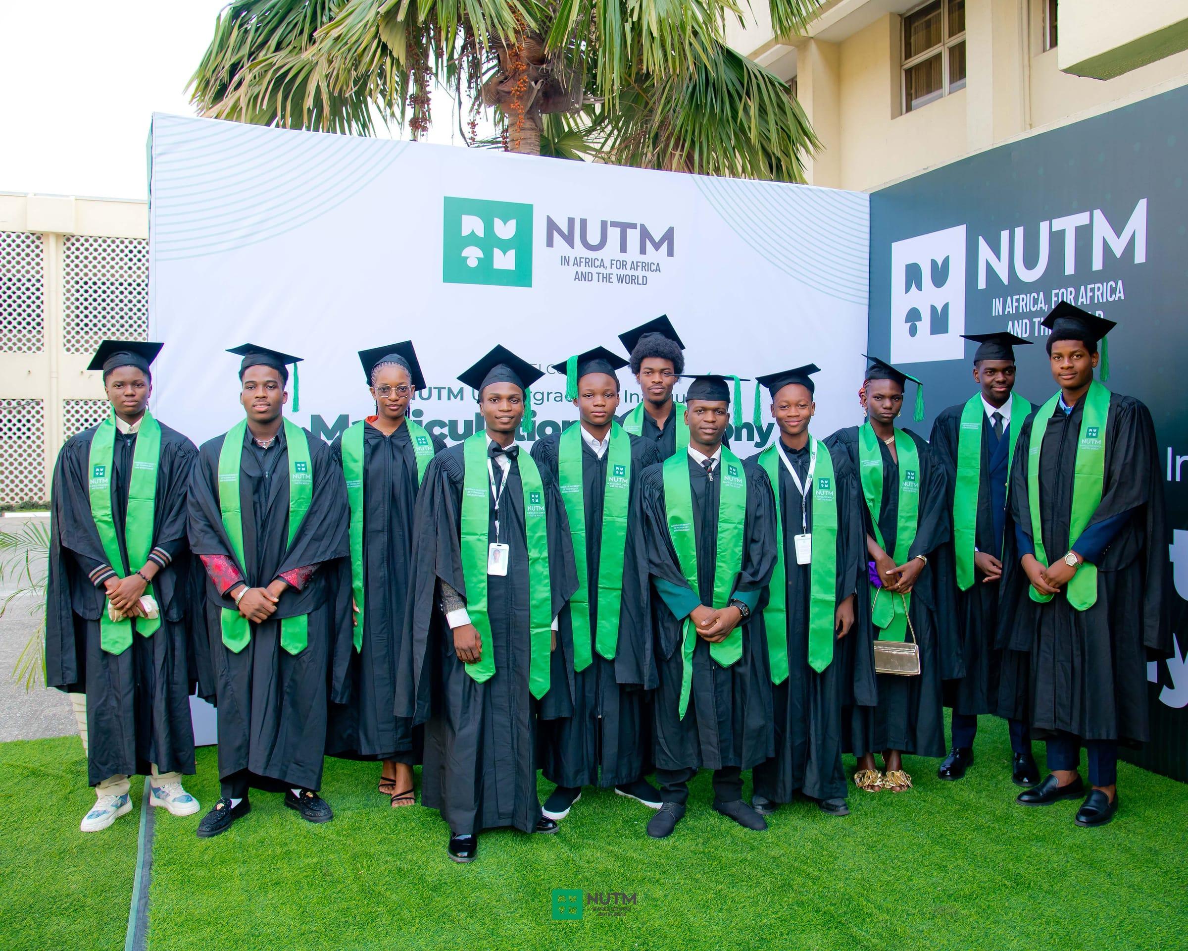 NUTM students at convocation